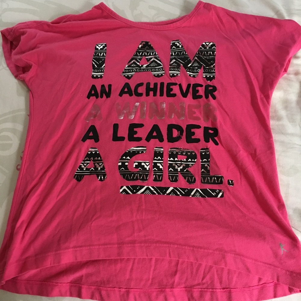 Graphic tee: Inspirational words